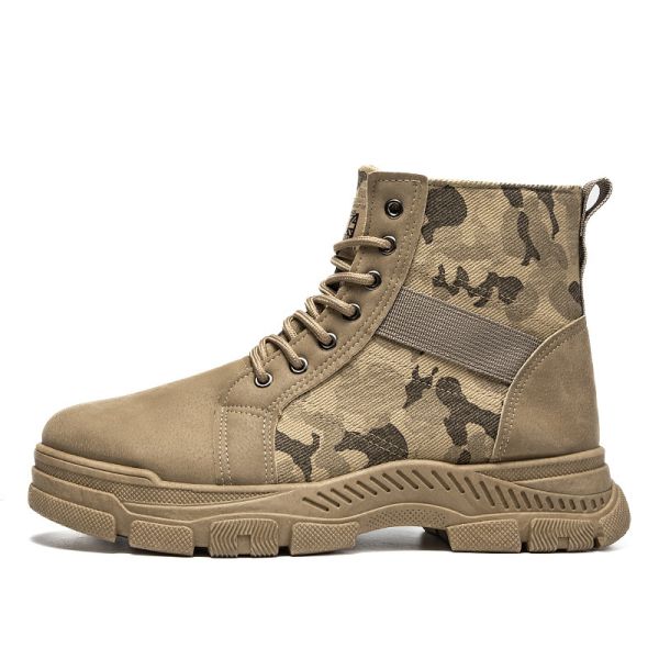 Breathable Mesh Anti Slip Outsole PVC Sole Injection Sneaker Casual Boot for All Seasons