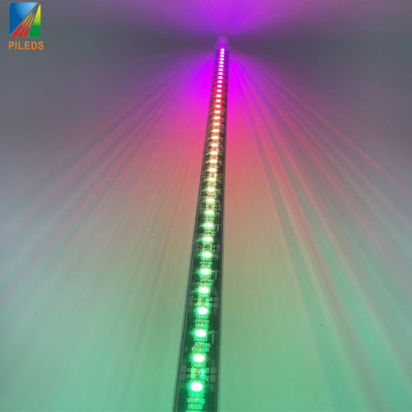 Multicolor Smart LED Meteor Tube Lights Programmable DMX Sound Control