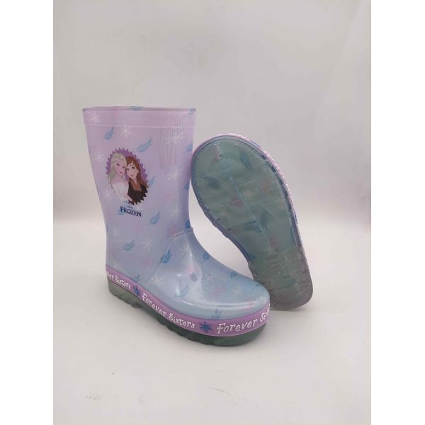 100% Waterproof PVC Character Rain Boots Childrens Size Anti Slip OEM Logo