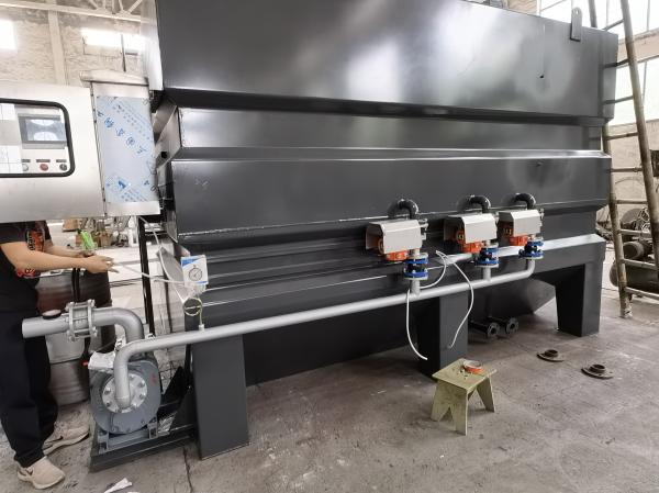 8.3KW 24 Pcs Rotary Disc Filter Screw Press Activated Sludge Wastewater Treatment