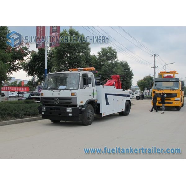 Dongfeng 153 Heavy Duty Road Wrecker Truck INT 16 Recovery Truck Body 16 Ton Boom