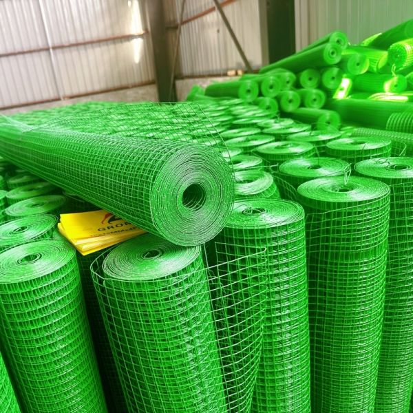 10*10mm 15*15mm PVCコーティング 溶接網 溶接籠 ワイヤ 鶏網