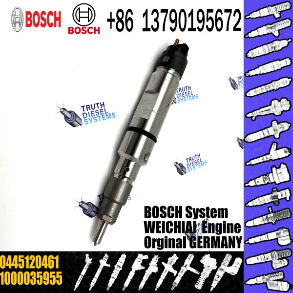 высококачественный инжектор 0445120461 коллектора системы впрыска топлива 1000035955 на распылитель форсунки 0445120461 дизельного топлива СИЛЫ WEICHAI