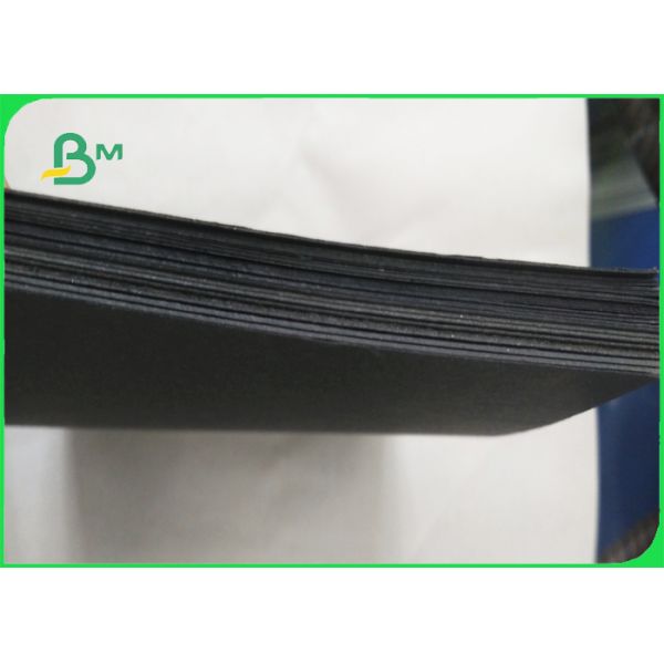 Acid Free Black Cardstock Paper 150gsm Jet Black For Business Card