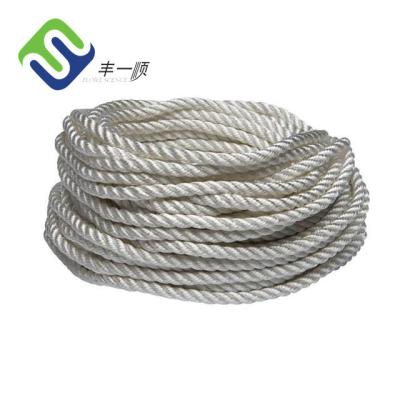 5mm - 60mm Dia 3 Strand Nylon Rope UV Treatment Marine Anchor Line
