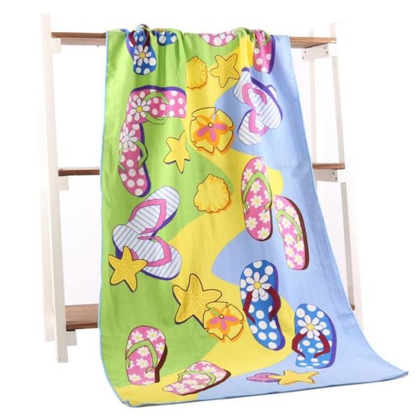 Custom Logo Beach Towel Personalized Photo Design Text Name Beach Towel for Kids Men Women Sand Free Quick Dry Bath