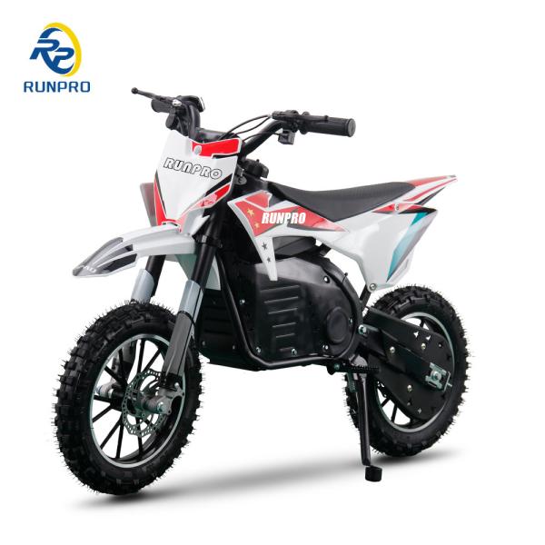 Pneus 10 polegadas Super Electric Dirt Bike RUNPRO Super Power 1000W 36V Off-Road Motocicletas