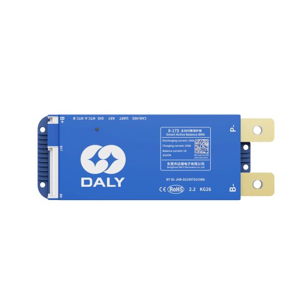 Smart Active Balance BMS 150A for Li-ion Battery 18650 Bluetooth Uart