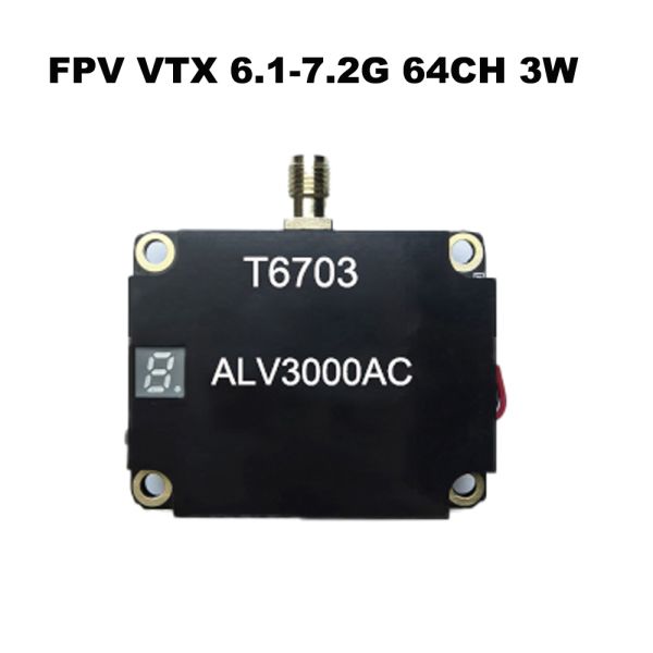 PEAK FPV VTX 7.2G 3W VTX Long Range Image Transmission 7.2G 3000mW Drone Video Transmitter