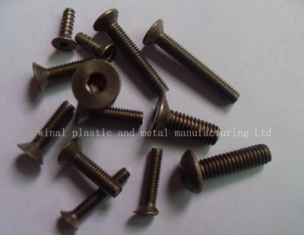 Countersunk PB screw,spring steel,stainless steel,size & finish as per sample or drawing.