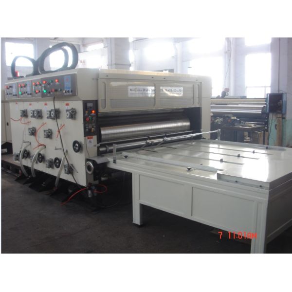 Big Diameter Roller Flexo Printing Slotting Machine / Carton Box Printing Machine