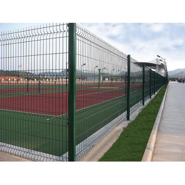 Residential Hot Dipped 4.5mm Galvanized Wire Mesh Fence Strong Corrosion Resistant