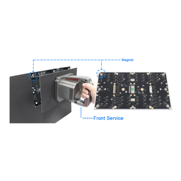 P1.25 Fine Pitch Indoor COB LED Display Ultra Thin Video Wall HD Screen