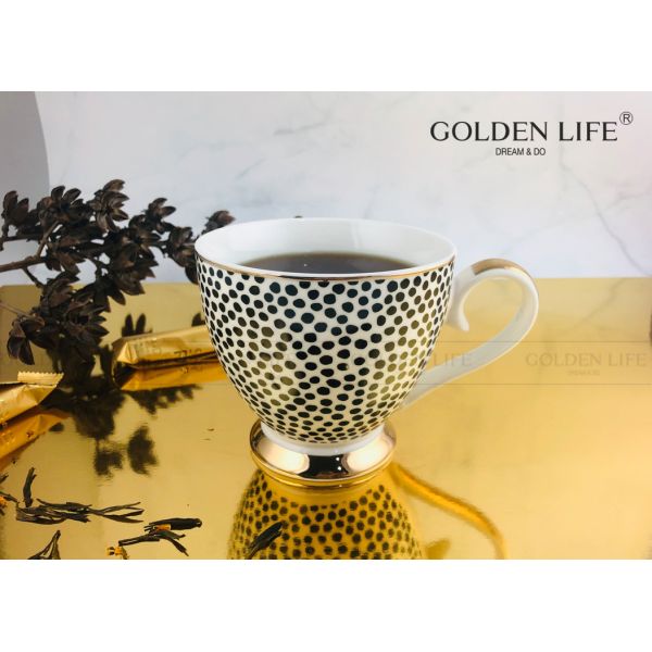 2020 New Design Ceramic New Bone China Custom Coffee Mugs For Gift