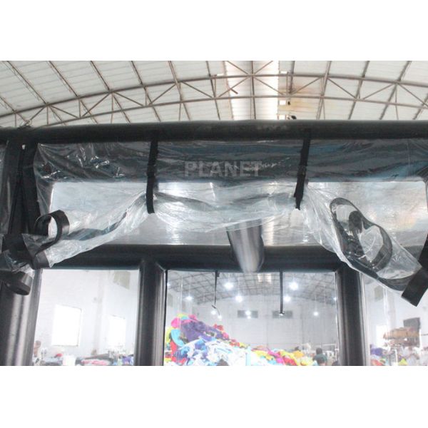 Шатер витрины черного брезента PVC рамки воздухонепроницаемый раздувной