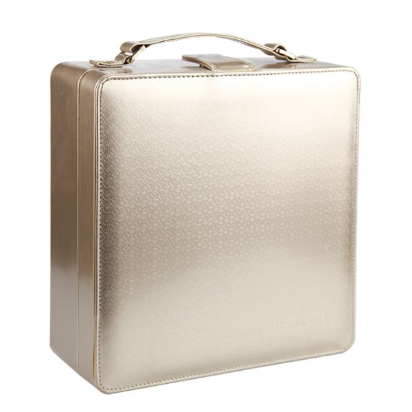 Зеркала макияжа OEM коробка кожаного косметическая упаковывая для хранения щетки