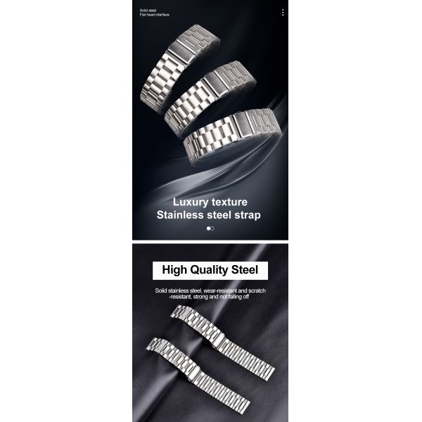 Metal Watch Band · Compatible With Smartwatches
