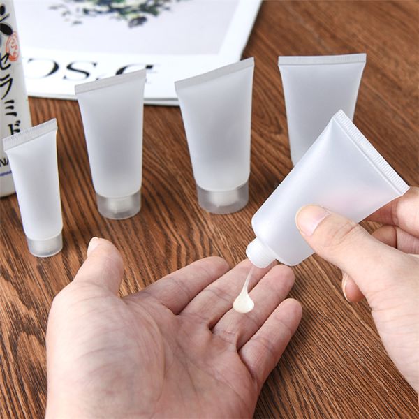 Transparent Plastic PE Tube for Custom Eco Friendly Hand Cream Cosmetic Packaging