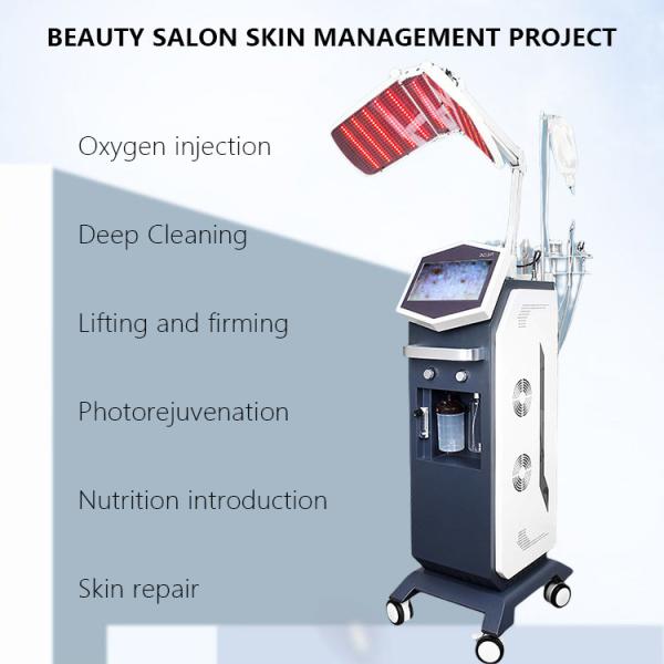 Facial Pdt Light Oxygen Therapy Machine Micro Current , 250W Jet Peel Facial Machine