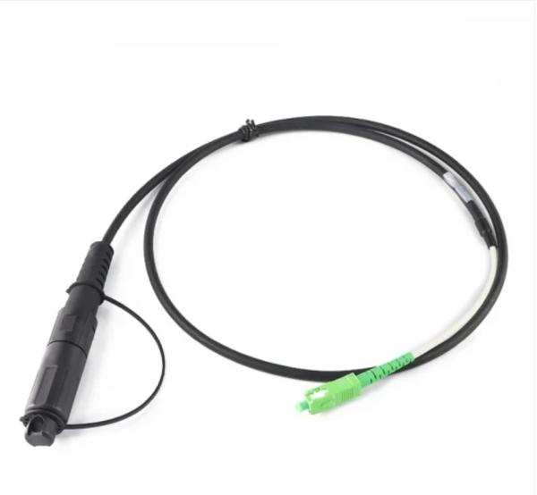 Chinese Drop Cable Assemblies ODF Wiring Devices Mini LC/APC Waterproof Connector Cable