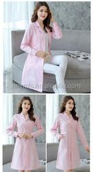 100%cotton Lab Coat  Nurse Doctors Para-medical Hospital Uniform Dress short sleeve surgical gown Best Price from China Factory
