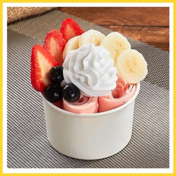 Handmade Flavored Fruit Ice Cream Maker Hand Crank Non Electric Juice Machine