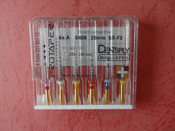 Dental Endodontic Gold Taper Niti Rotary Files For Root Canal Treatment