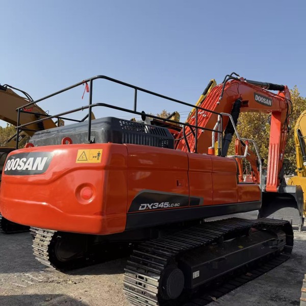 Wholesale Price Original Engine Doosan DX345LC-9C 34Ton Hydraulic Crawler Heavy Duty Used Excavator Machine for Sale