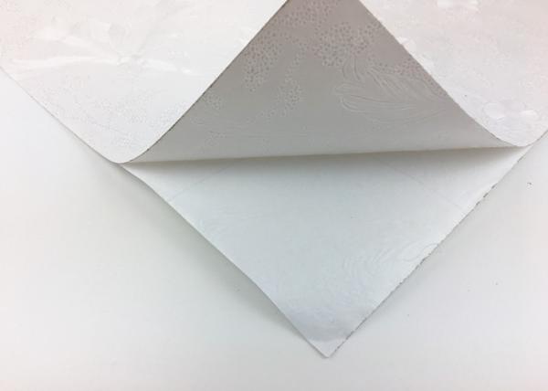 Environmental Friendly Self Adhesive Patterned Paper White Color 53cm*50m