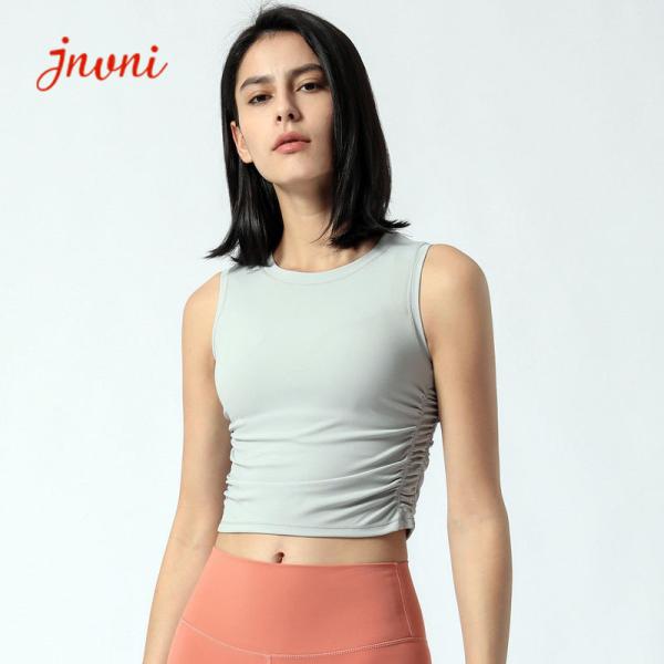 Summer Activewear T Shirts Yoga Vest Women'S Running Fitness Vest
