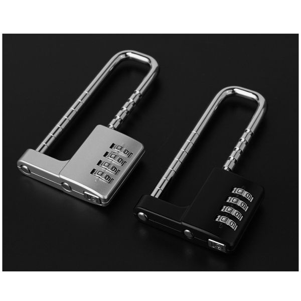 Rarlux Cross-border Outdoor Retractable Zinc Alloy Cabinet Door Combination Padlock Multi-speed Adjustable Four-digit Code Model