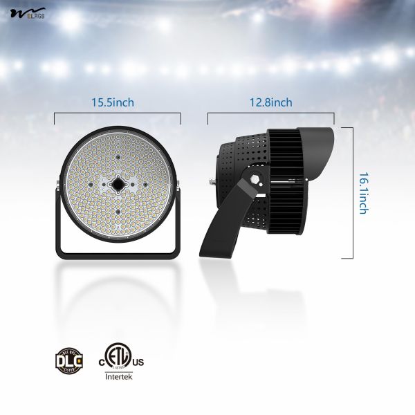 Long Lifespan 500W LED Stadium Lights 60° Beam Angle IP65 Waterproof for Fishing Lighting