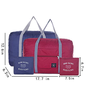 Sports Duffel Bag, Foldable Storage Bag, Toiletry Makeup, Travel Shoulder Bag Canvas Cotton Bags With Zippers