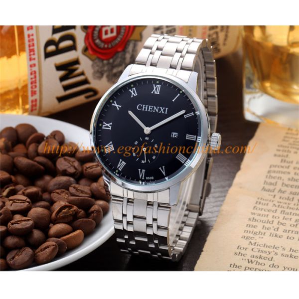 060B Stainless Steel Customized Watch OEM Watch Quartz Men Watch Gift Watches for Business