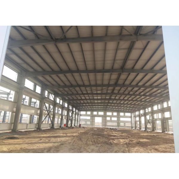 Q355B hot-rolled H-shaped steel steel structure industrial building portal steel frame warehouse