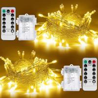 Waterproof 10m Battery Operated Christmas Lights For Indoor Outdoor Decor