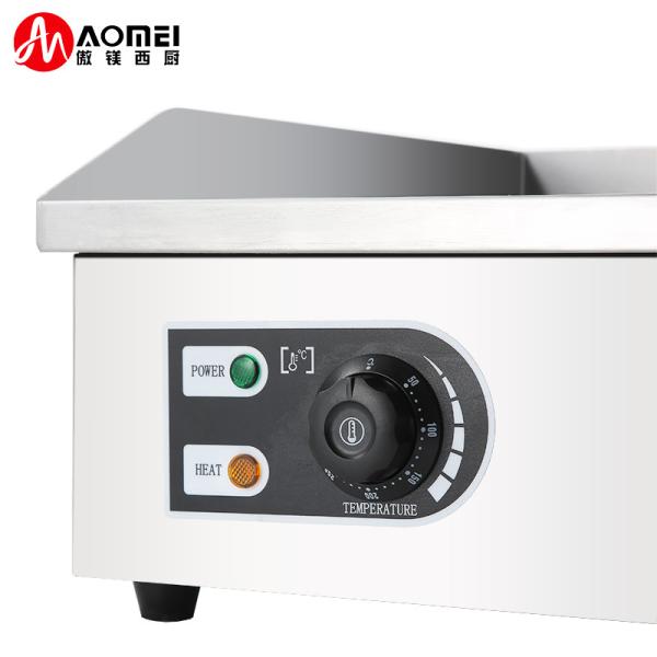 Grelha elétrica de aço inoxidável Grelha de panela comercial para faixa de temperatura 50-300C