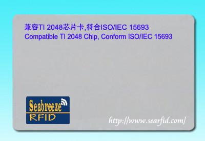 Compatible TI 2048 Chip Card, Conform ISO/IEC 15693
