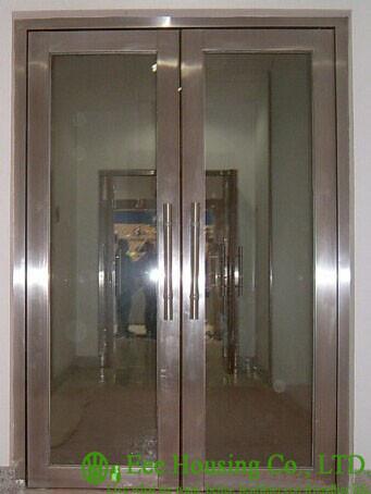 Building Entry Stainless Steel Glass Door