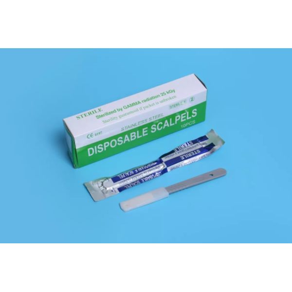 Disposable Surgical Blades 10x10x15cm Stainless Steel Scalpel