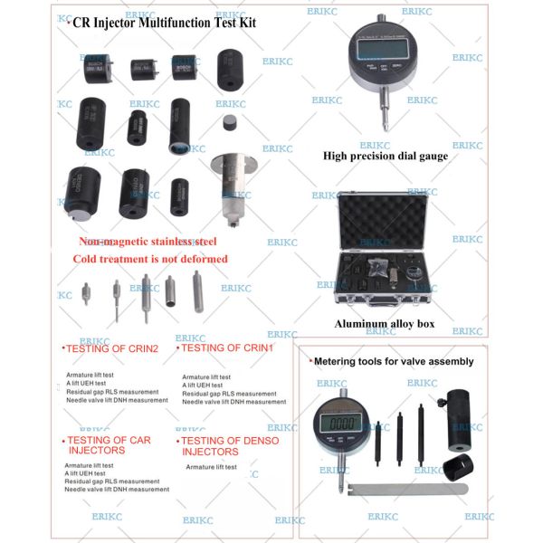Fuel Injector Lift Measurement Tool For Delp CR Injector Multifunction Test Kit