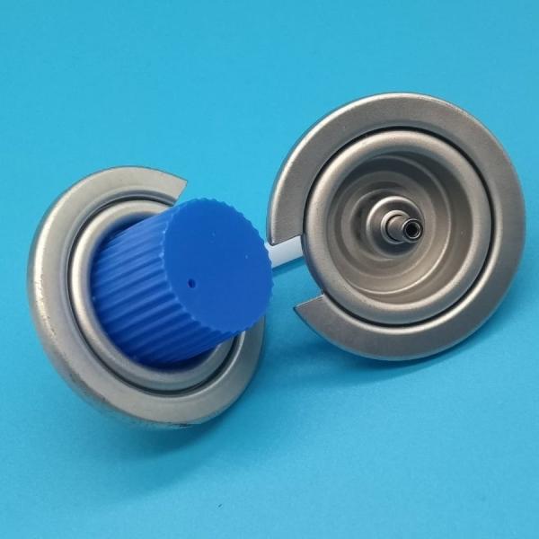 High-Flow Industrial Gas Canister Valve for Manufacturing and Metalworking Applications with Tamper-Proof Design