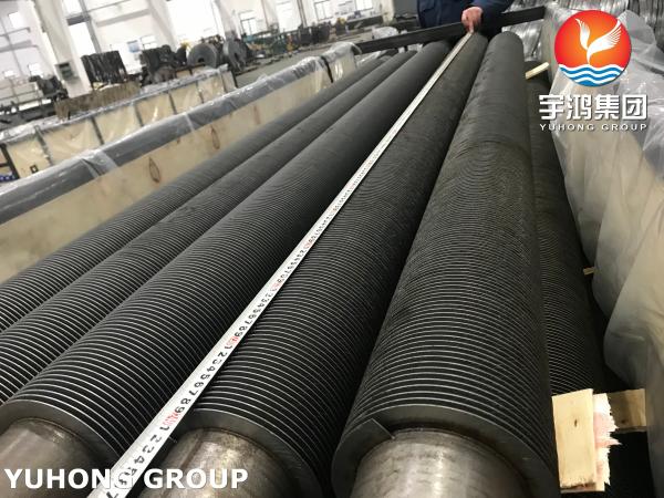 Solid Welded Helical Fin Tube ASTM A213 T9 For Air Cooler