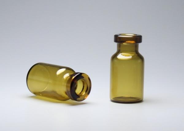 2ml cancelam e baixo o tubo de ensaio médico ou cosmético ambarino do vidro de Borosilicate