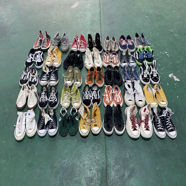 Nylon Canvas Used Brand Shoes Trendy Japan Korea Second Hand Street Wear Shoes