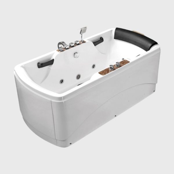 Cold Plunge Freestanding Acrylic Jetted Bathtub Pool 72 Inch Customized