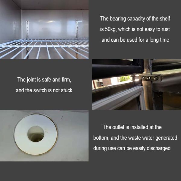 Холодильник с морозильной камерой для ресторана в вертикальном положении, коммерческий, 360 л