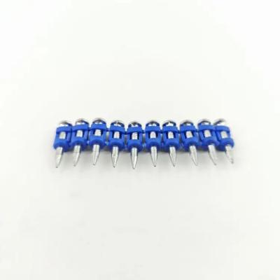 Galvanized Steel Decorative Pneumatic Gun Nail Concrete Nail With Smooth Shank And Flat Head For Spit Pulsa Gun