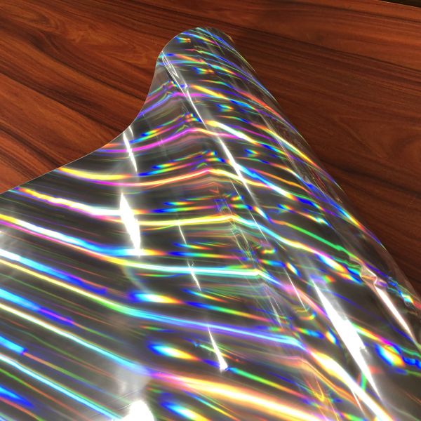 Película holográfica opaca de 23 micrones y 25 micrones, película BOPP metalizada