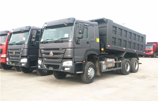 SINOTRUK HOWO 8x4 Dump Truck 35m3 Side Tipper with Trailer for Zambia